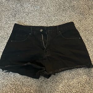 SHEIN Black Jean Shorts